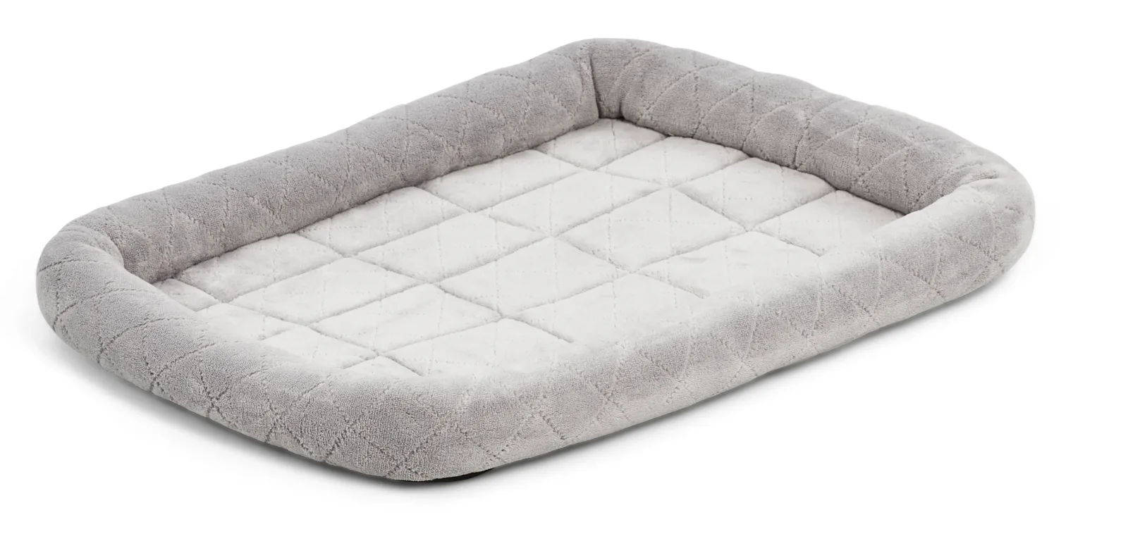 MidWest Homes for Pets Deluxe Diamond Stitch Pet Dog Bed Gray 22 in