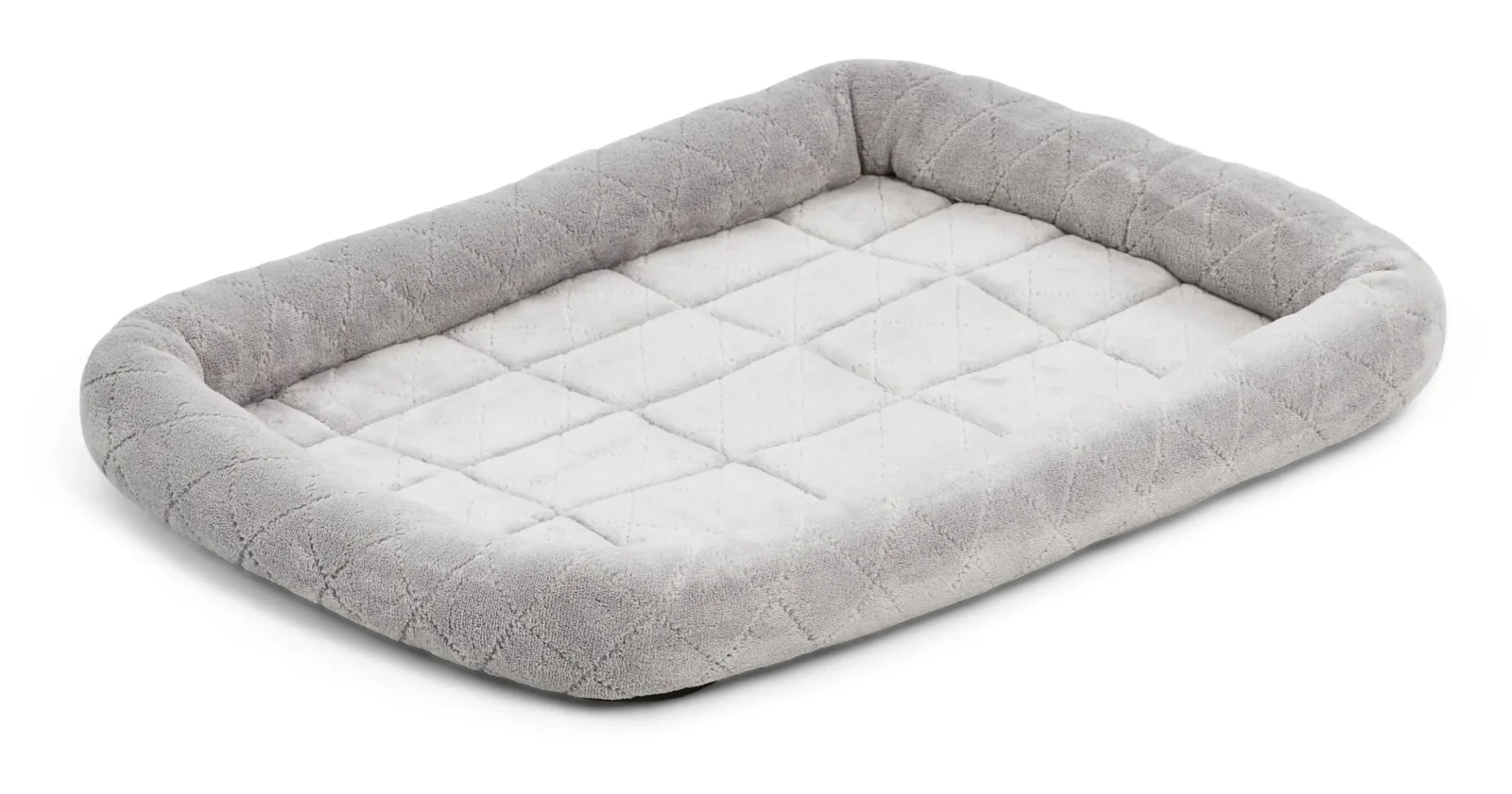 MidWest Homes for Pets Deluxe Diamond Stitch Pet Dog Bed Gray 24 in