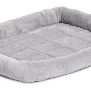 MidWest Homes for Pets Deluxe Diamond Stitch Pet Dog Bed Gray 30 in