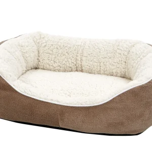 MidWest Homes for Pets Deluxe Tulip Dog Bed Taupe 22 in