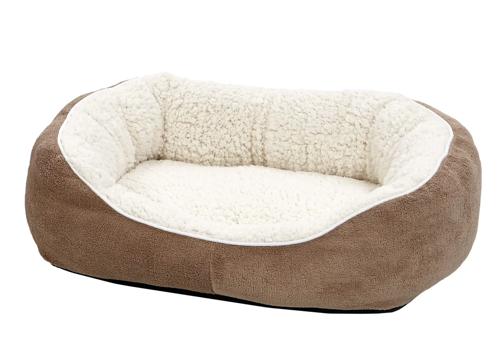 MidWest Homes for Pets Deluxe Tulip Dog Bed Taupe 22 in