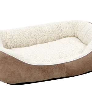 MidWest Homes for Pets Deluxe Tulip Dog Bed Taupe 30 in