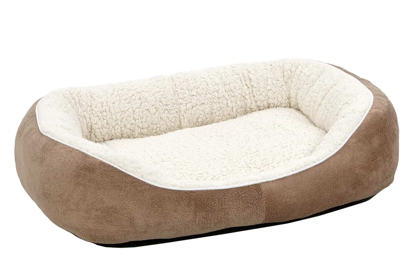 MidWest Homes for Pets Deluxe Tulip Dog Bed Taupe 30 in