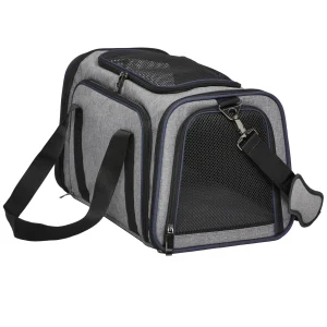 MidWest Homes for Pets Duffy Expandable Dog Carrier Gray Medium
