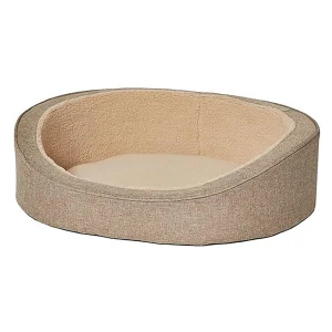 MidWest Homes for Pets Quiet Time Deluxe Hudson Pet Bed Tan S