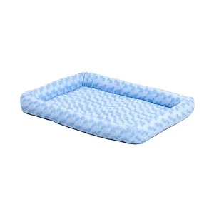 MidWest Homes for Pets QuietTime Bolster Dog Bed Powder Blue 18In X 24 in
