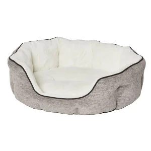 MidWest Homes for Pets QuietTime Deluxe Tulip Dog Bed Taupe M