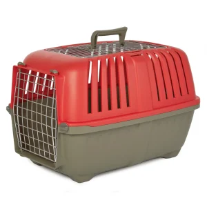 MidWest Homes for Pets Spree Top Loading Dog Carrier Red 24 in