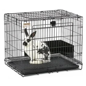MidWest Homes for Pets Wabbitat Black 25 X 19 X 20 in