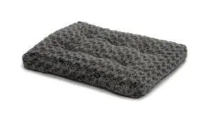 Midwest lb40618SGB Quiet Time Ombre Swirl Bed 17X11 Charcoal Fur {L+1} 277390