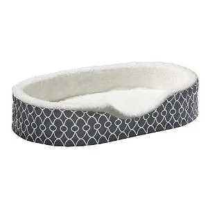 Midwest Orthopedic Nesting Bed with Teflon- Gray Geo Pattern 23x18x8.5" {L-1}277061