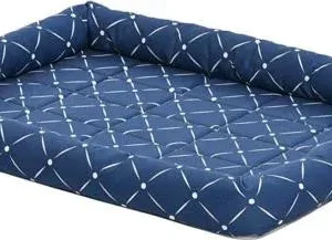 Midwest Quiet Time Ashton Bolster Bed Blue 30" {L+1}277432