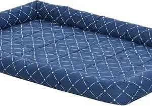 Midwest Quiet Time Ashton Bolster Bed Blue 48" {L+1} 277436