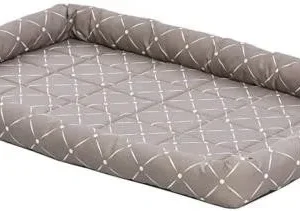 Midwest Quiet Time Ashton Bolster Bed Mushroom 36" {L-1}277427