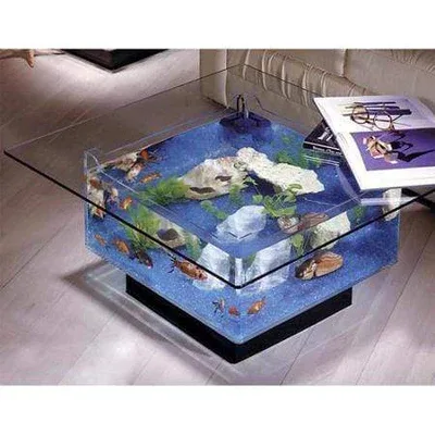 Midwest Tropical Aquarium Coffee Table – 25 Gallon Freshwater Acrylic - Image 2