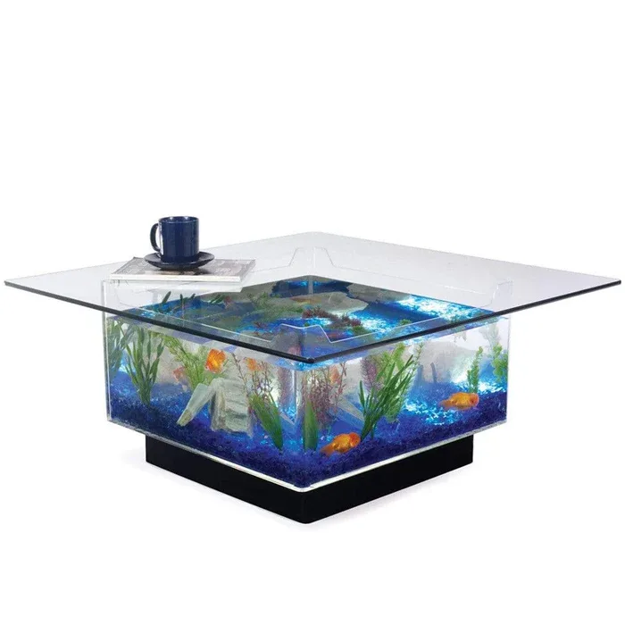 Midwest Tropical Aquarium Coffee Table – 25 Gallon Freshwater Acrylic