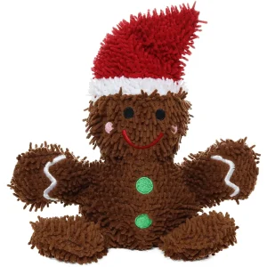 Mighty Dog Toys Microfiber Gingerbread Man