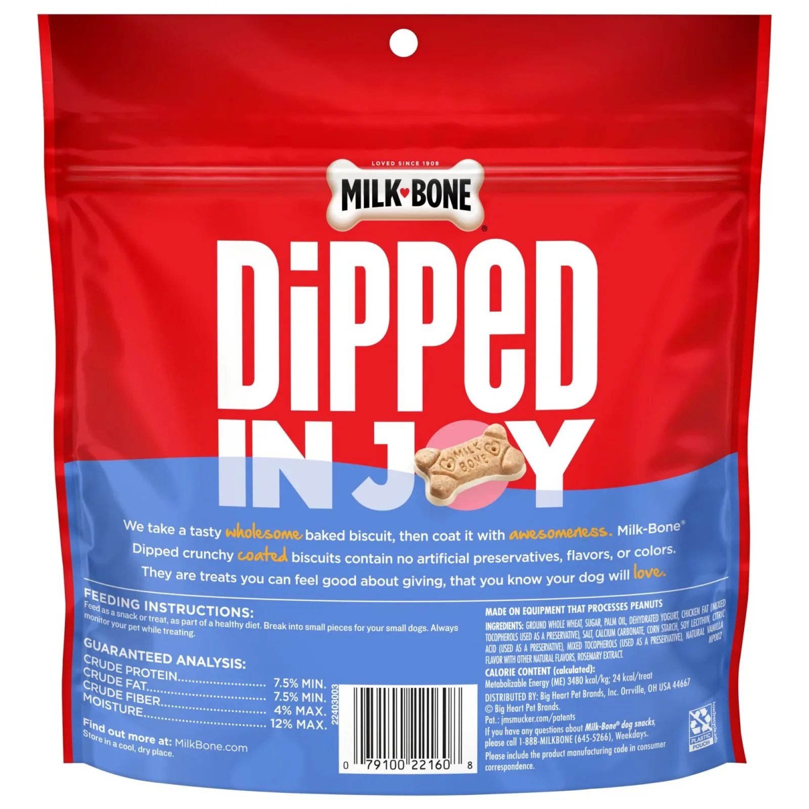 Milk-Bone Dipped Dog Biscuits Baked With Vanilla Yogurt, 12 oz - Image 2