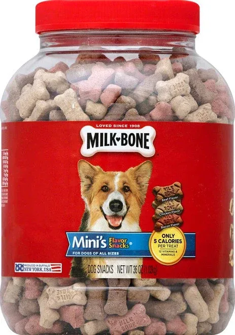 Milk-Bone Flavor Snacks Dog Treats Mini 36oz - Image 2