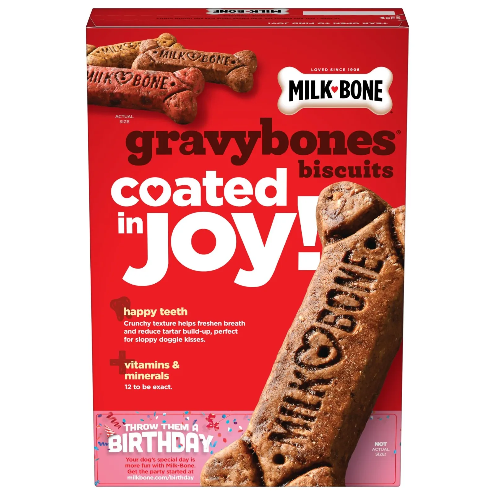 Milk-Bone GravyBones Dog Biscuits - Small, 19-Ounce - Image 2