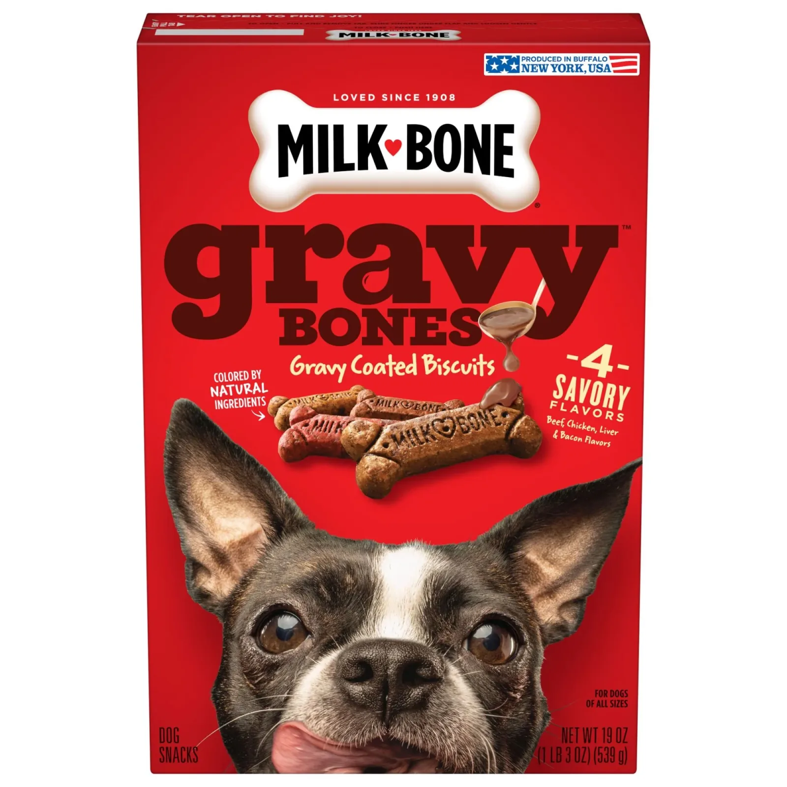 Milk-Bone GravyBones Dog Biscuits - Small, 19-Ounce