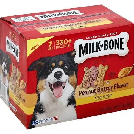 Milk-Bone Peanut Butter Flavor Dog Treats Variety Pack Small/Medium 7lb {L-1}799616