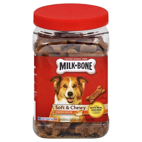 Milk-Bone Soft & Chewy Dog Treats Chicken 25 oz - Image 2