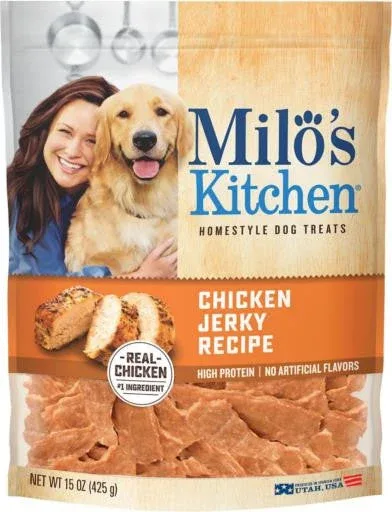 Milo's Kitchen Chicken Jerky Strips 4/15 oz. {L+1}799093