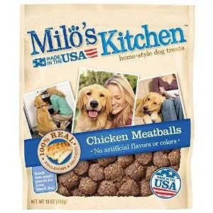 Milo's Kitchen Chicken Meatballs Dog Treats, 5/10oz {L+1} 799362 - Image 2