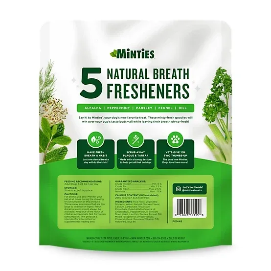 Minties Dental Bone for Dogs Tiny/Small 14 oz. - Image 2
