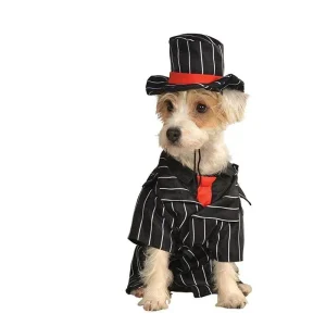 Mob Dog Gangster Pet Costume