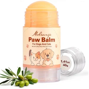 Molianji Dog & Cat Paw Balm Stick – Lick-Safe Moisturizer for Dry Cracked Paws & Nose