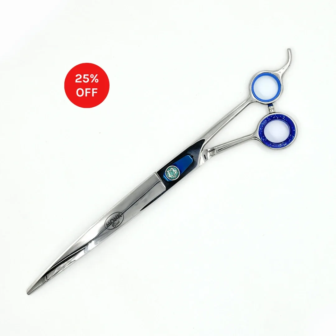 Monk Blue Curved Shear, 10 inch