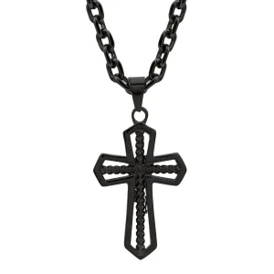 Montana Silversmiths Through the Darkest Night Cross Necklace