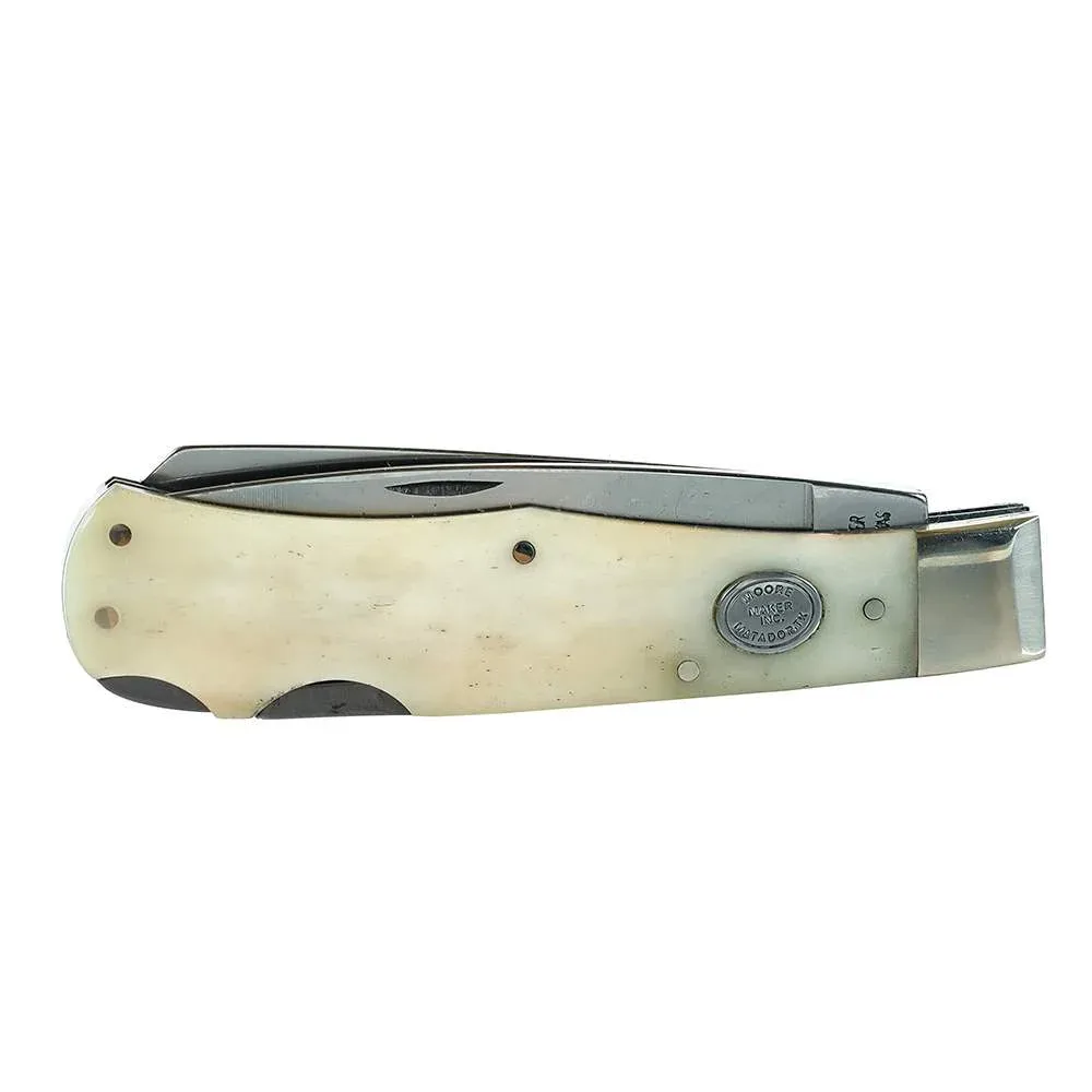 Moore Maker Large Trapper Double Lockback w/Sheath 5206DLB - Image 2