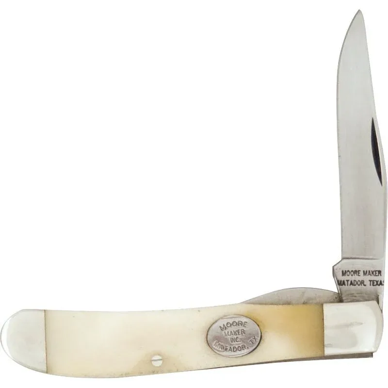 Moore Maker One Blade Liner Lock Trapper Knife