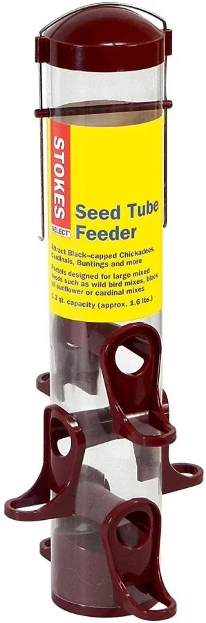 More Birds Seed Tube Songbird Feeder 15 INCH Tall