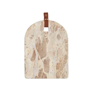 Mud Pie Arch Tan Marble Board
