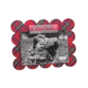 Mud Pie Family Tartan Photo Frame