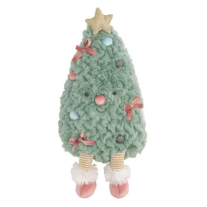 Mud Pie Faux Mink Christmas Tree Plush Pal