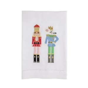 Mud Pie Nutcracker Embroidered Towel