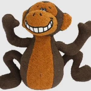Multipet Deedle Dudes Dog Toy Monkey 8 In