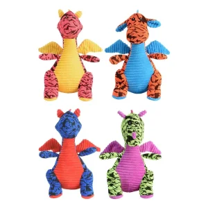 Multipet Dragon Dog Toy Assorted 12 in