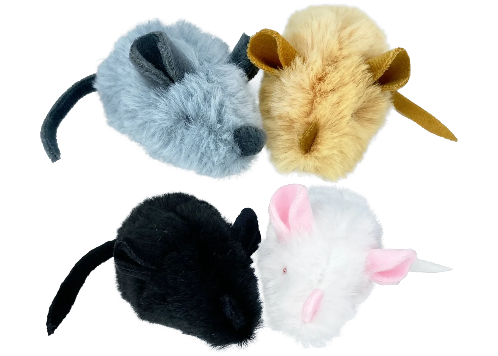 Multipet Eco Mice Cat Toy, 6 in, 2-Count