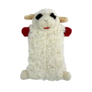 Multipet Lamb Chop Squeaker Mat Plush Dog Toy