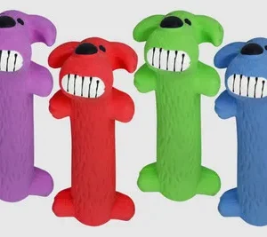 Multipet Loofa Latex Dog Toy Assorted 1ea/6 in