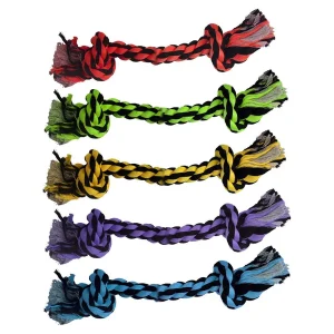 Multipet Nuts for Knots 2-Knot Rope Dog Toy Assorted 9 in