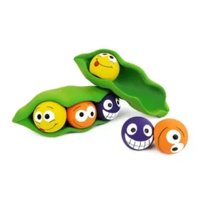 Multipet Three Peas In A Pod Latex Dog Toy
