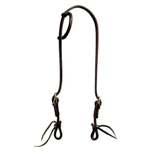 Mustang Oil Harness Leather Slip Ear Dbl Tie End