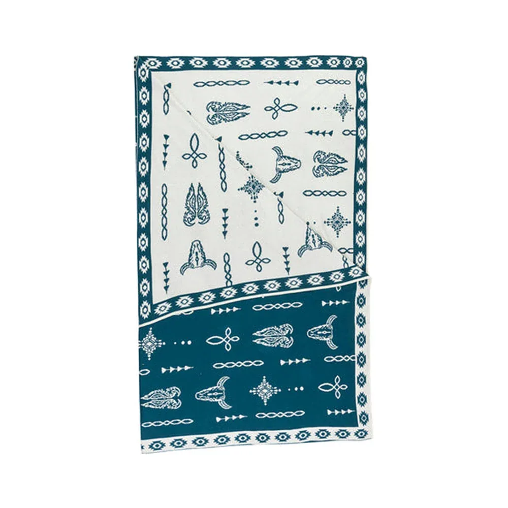 Myra Desert Mystic Bandana Throw Blanket - Image 2